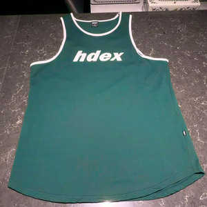 HDEX 클래식 로고 배색 나시 색상 그린 사이즈XL 이미지