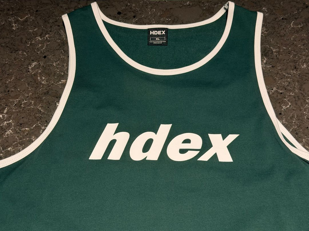 HDEX 클래식 로고 배색 나시 색상 그린 사이즈XL 이미지