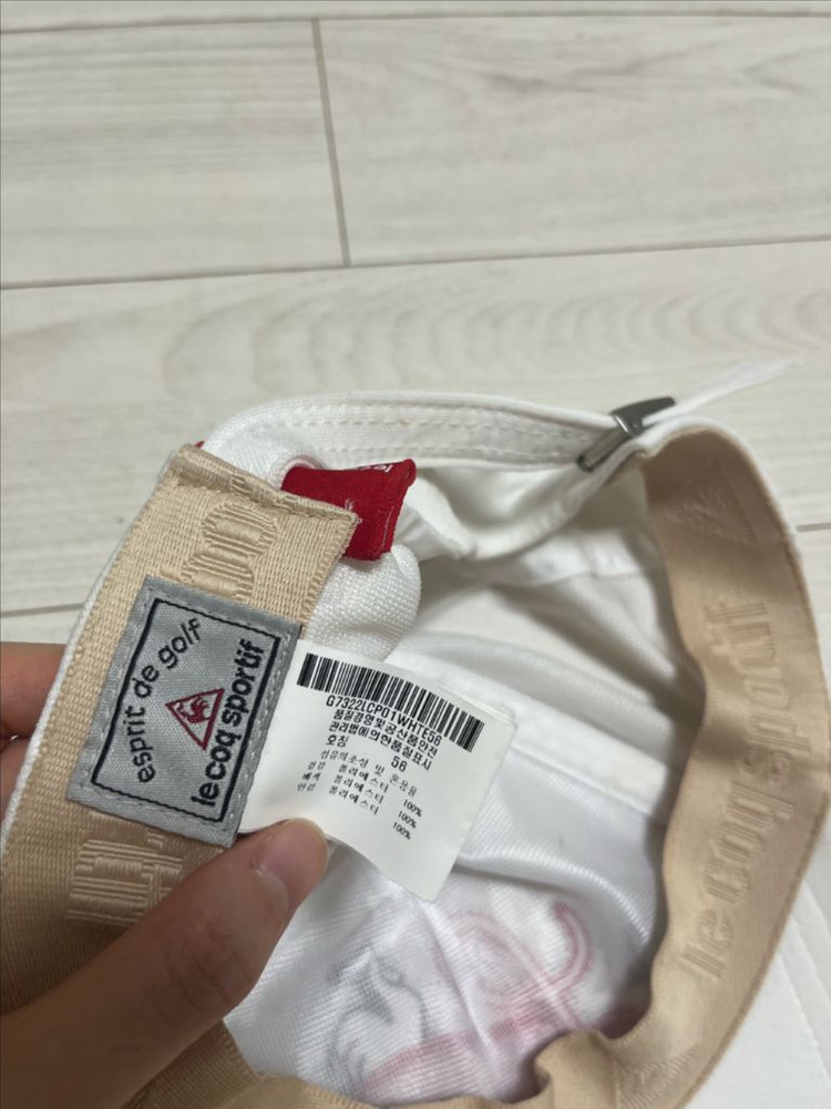 여성 볼캡 르꼬끄 골프 모자 이미지