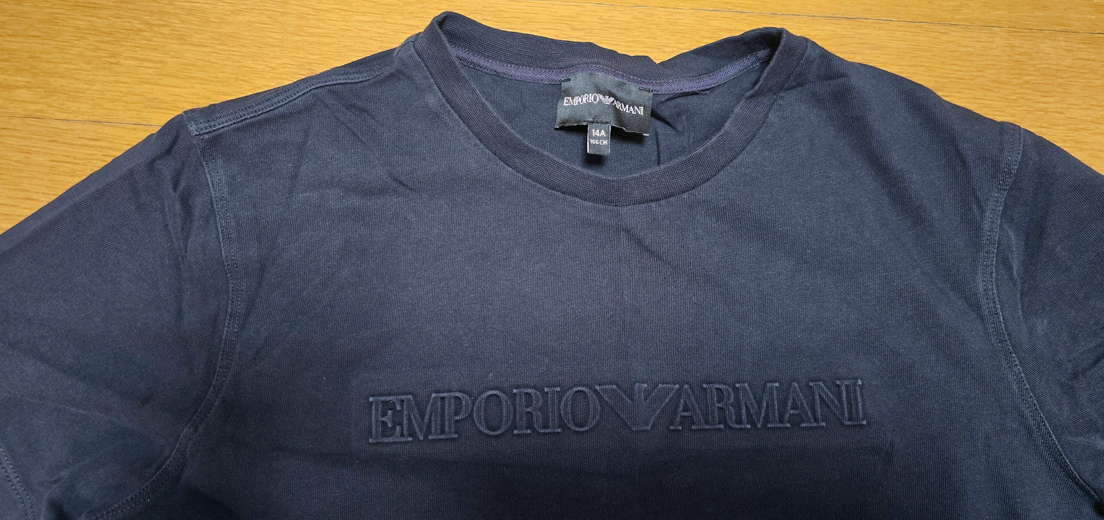 엠프리오 아르마니주니어 반팔티 14Y 블랙 이미지