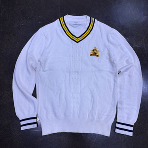 빈폴 클래식 프레피 케이블 V넥 스웨터 니트 100 이미지