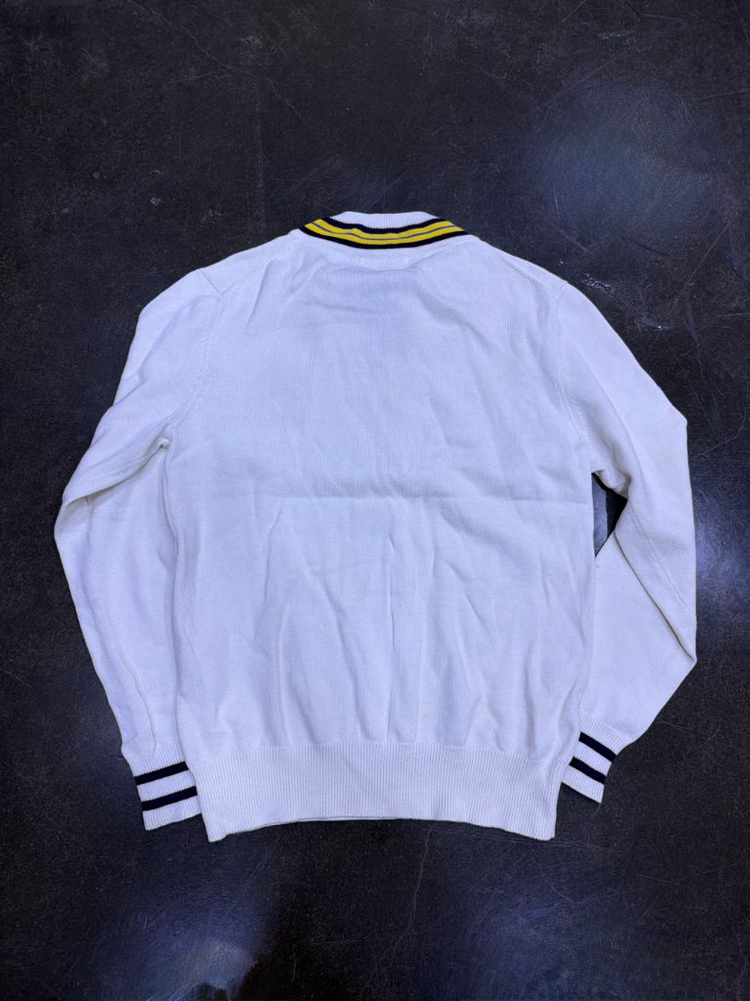 빈폴 클래식 프레피 케이블 V넥 스웨터 니트 100 이미지