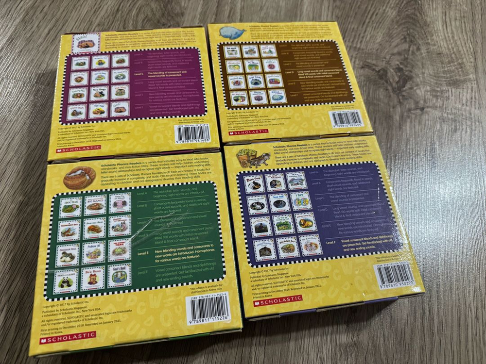 새제품)스콜라스틱 파닉스리더스 4종 이미지