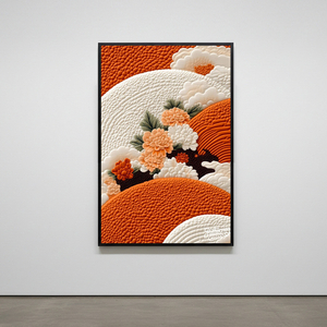 기억의 결 그림 액자 팝아트 인테리어소품 꽃그림 꽃액자 대형 고급 모던 거실 벽장식 스타일리쉬한 감성 아트포스터 추 이미지