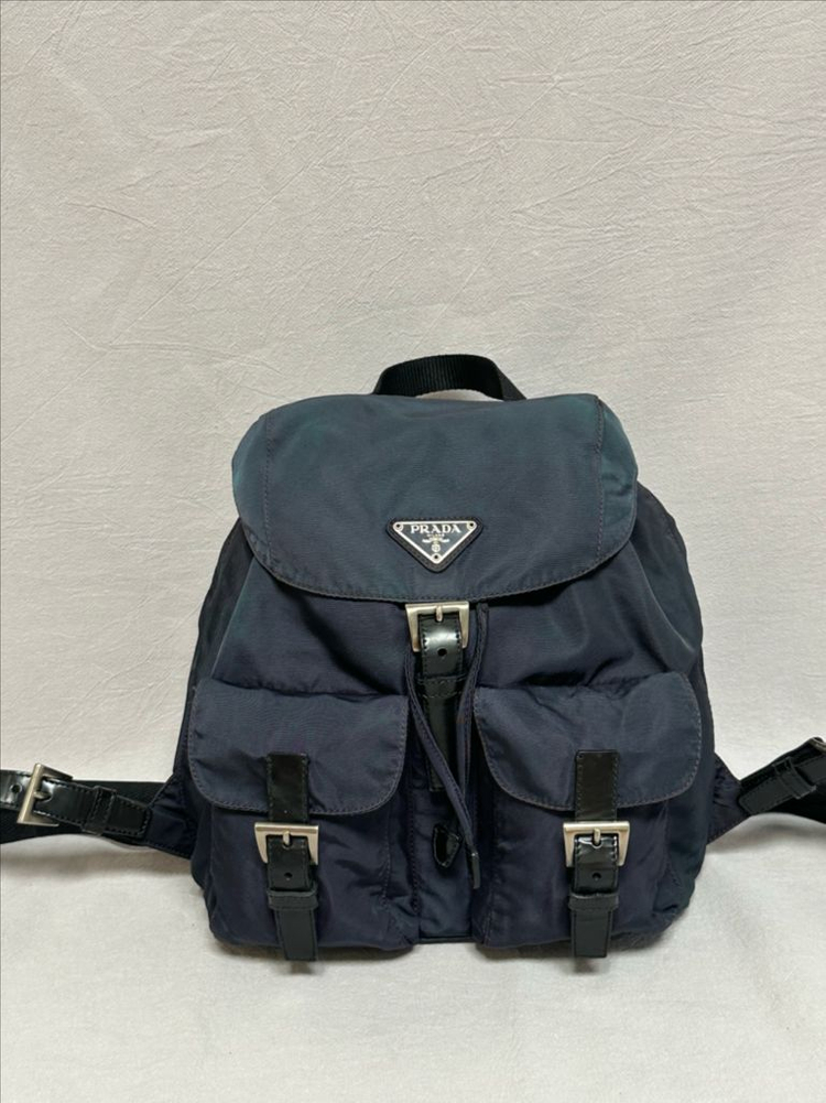 프라다 투포켓 나일론 포코노 백팩 스몰 네이비 이미지