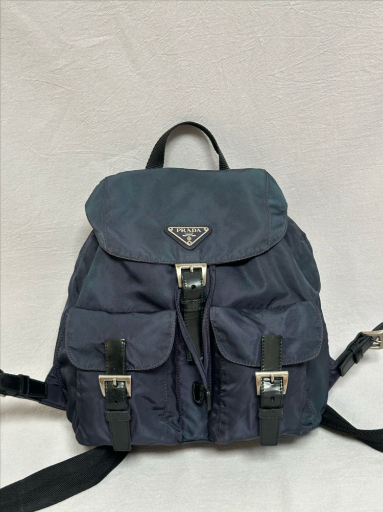 프라다 투포켓 나일론 포코노 백팩 스몰 네이비 이미지