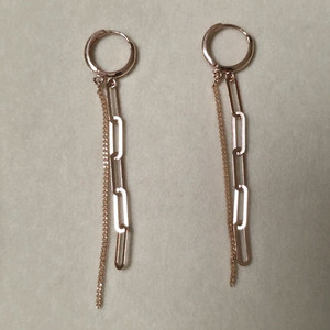 14k 체인드롭 귀걸이_택포 26만 이미지