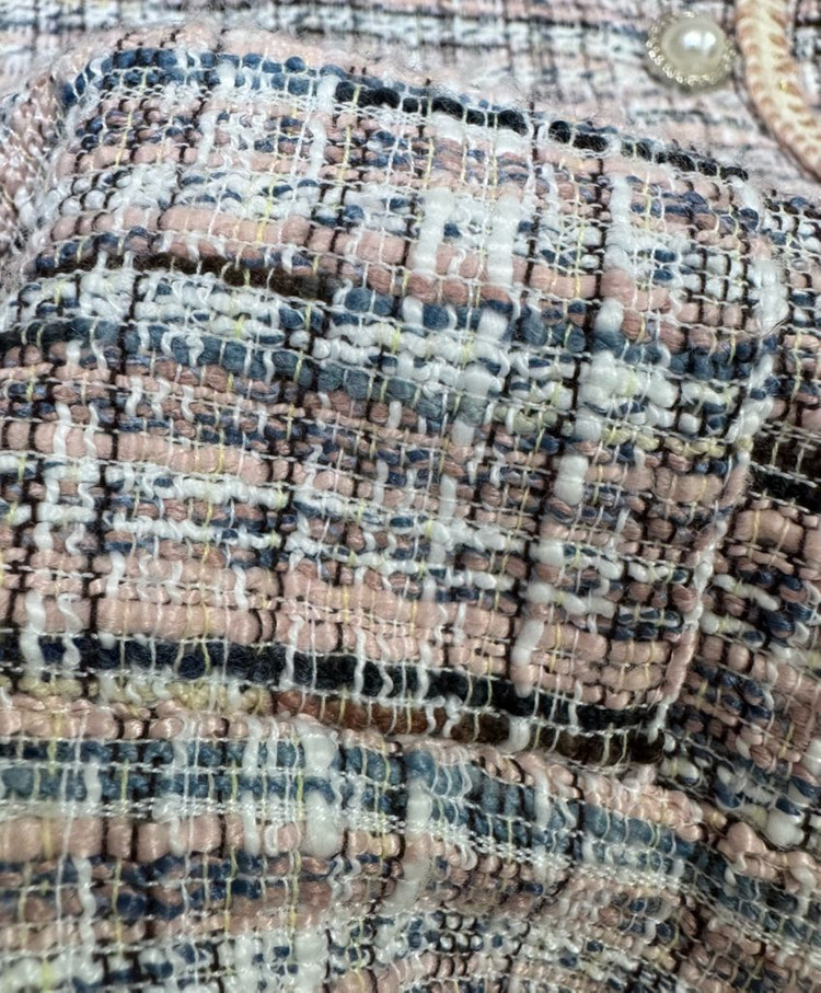 체크 트위드 반팔 자켓 이미지