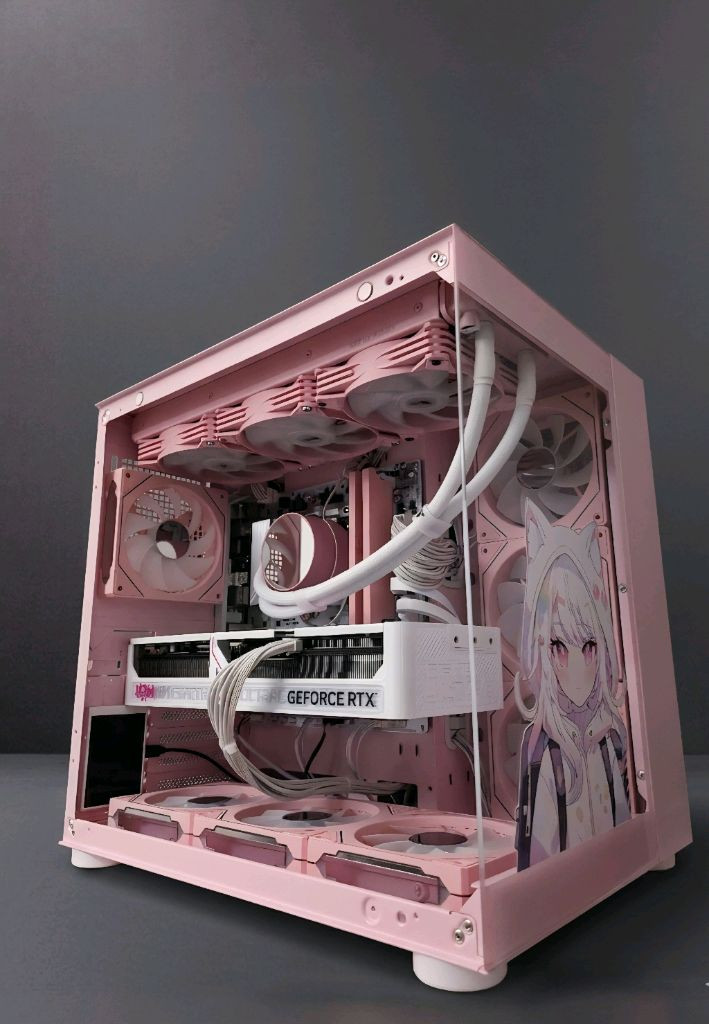 9800x3d/B850m/rtx5080 핑크 고사양 본체 이미지