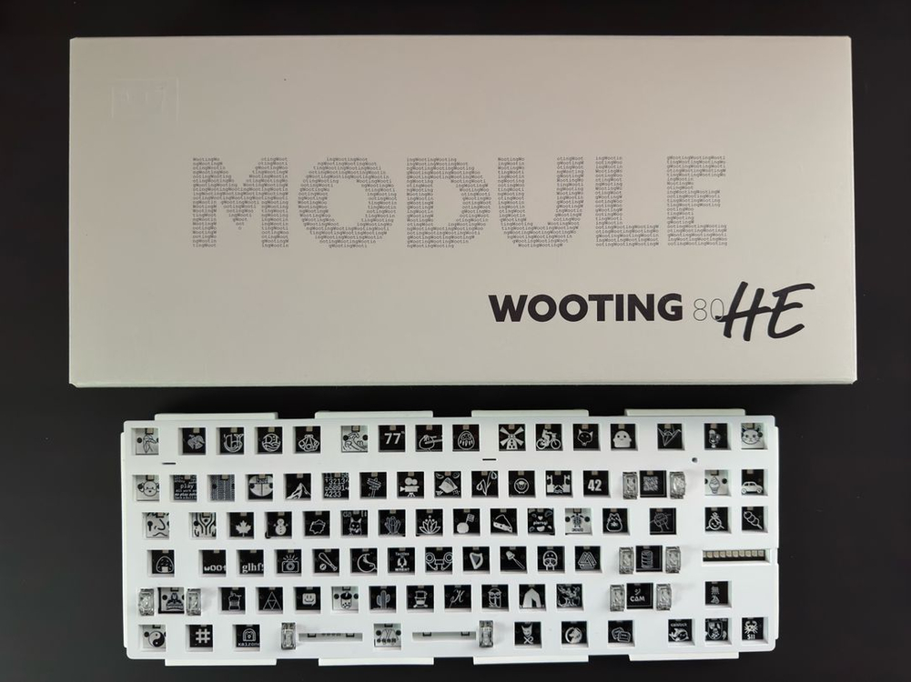 우팅80he+gt80 블랙 하우징+구성품 이미지