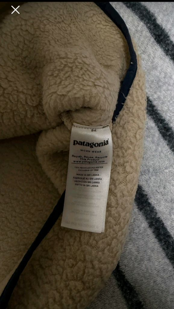 파타고니아 레트로 파일 풀오버 M 베이지 이미지