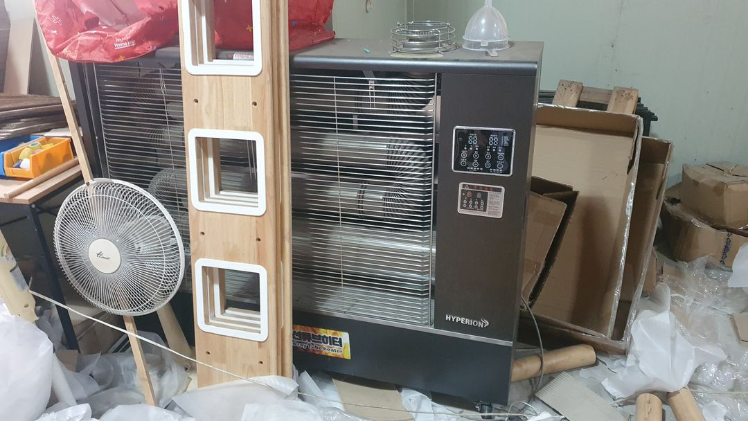 튜브히터 난로 이미지