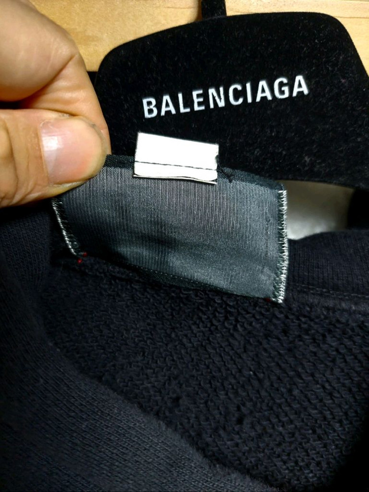 구찌 블랙 인터로킹 후드티 오버핏 실측100이상 정품검수완료 이미지