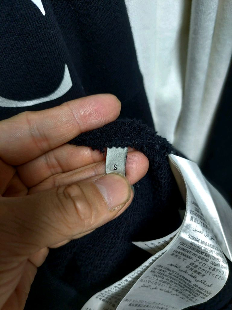 구찌 블랙 인터로킹 후드티 오버핏 실측100이상 정품검수완료 이미지