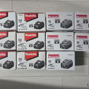 마끼다 정품 배터리 5.0 6.0 새제품 국내정발정품 BL1850B BL1860B 이미지