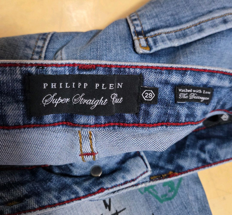 필립플레인 정품 데님 팬츠 거의새제품 이미지
