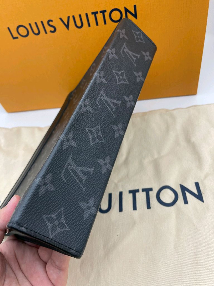 [ 정품 / 풀구성 ] 루이비통 이클립스 포쉐트 보야주 클러치백 블랙 이미지