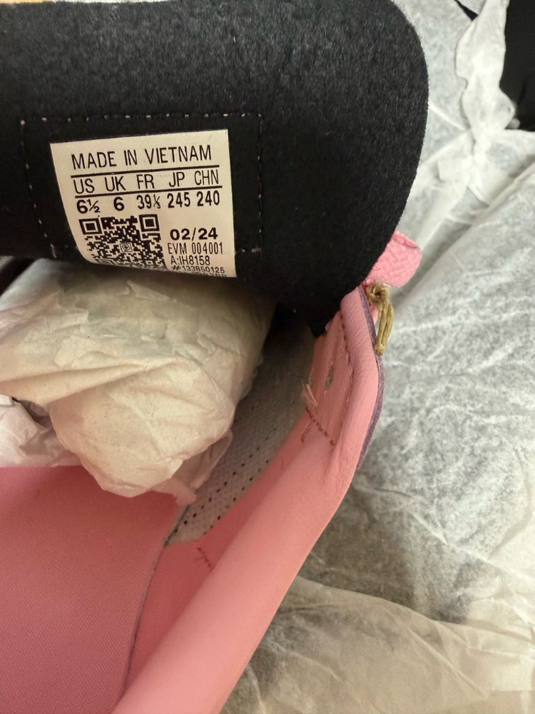 새상품)아디다스 x 인터 마이애미 CF 삼바 핑크 코어 블랙 250 이미지