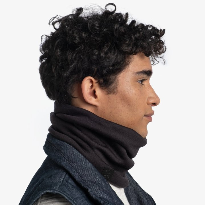 BUFF 버프 메리노 헤비웨이트 넥워머 솔리드 블랙 이미지