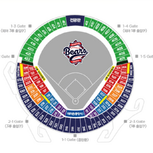 4월25일 두산vsLG 3루 블루석 216블럭 2연석 외 이미지