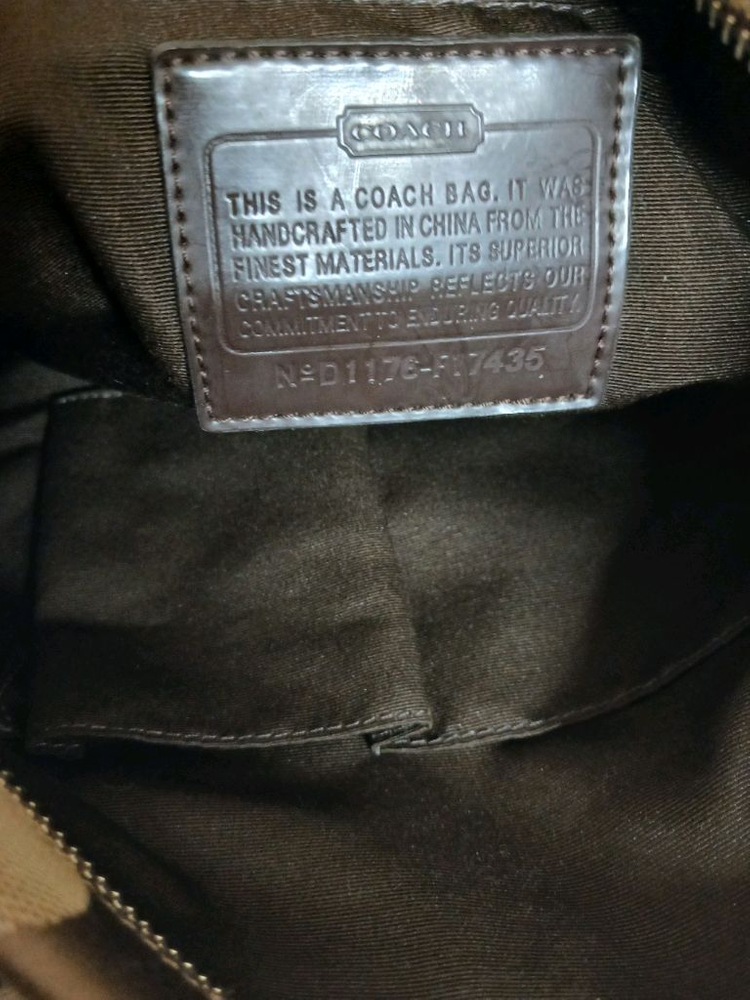 여성 코치 시그니처 스트라이프 크로스바디 파일 숄더백, 크로스백 이미지