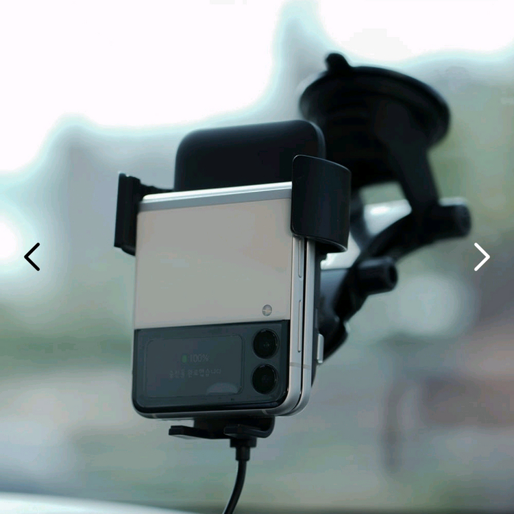 미개봉새상품 주파집 15W 차량용 핸드폰 무선 고속충전거치대 QC-6 PRO 이미지