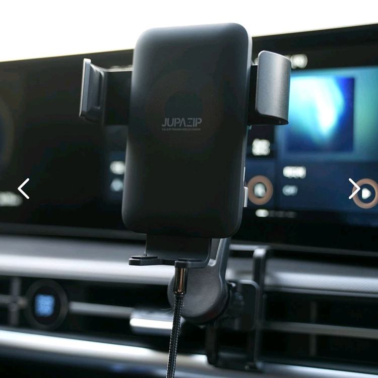 미개봉새상품 주파집 15W 차량용 핸드폰 무선 고속충전거치대 QC-6 PRO 이미지