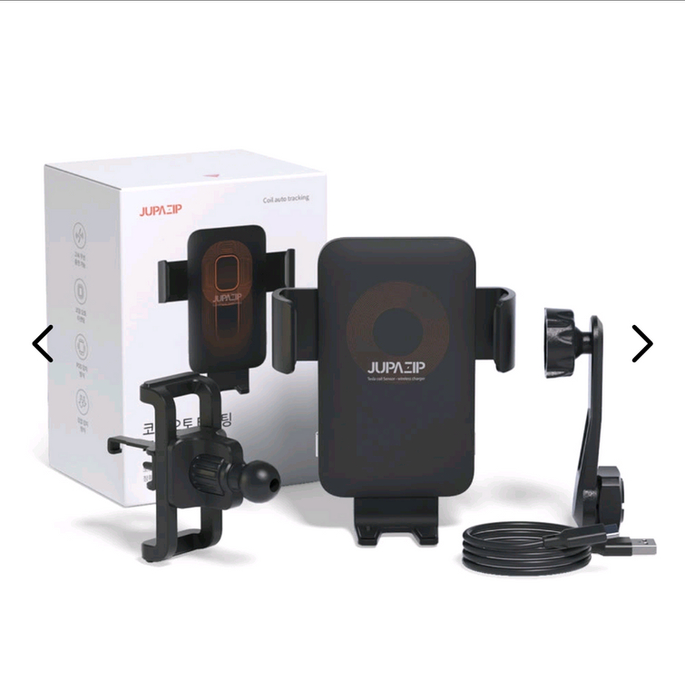 미개봉새상품 주파집 15W 차량용 핸드폰 무선 고속충전거치대 QC-6 PRO 이미지