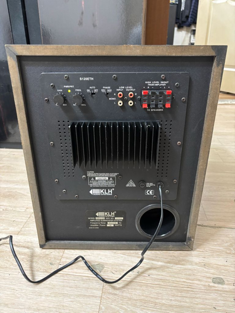 KLH 서브우퍼 asw10-120b (10인치) 이미지