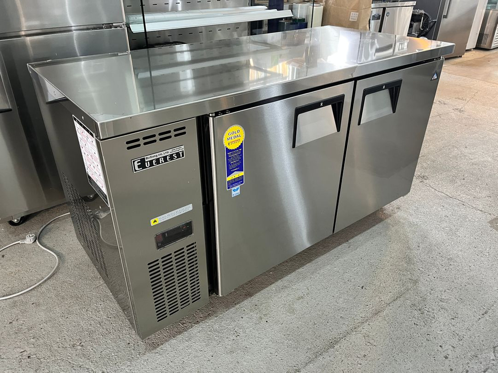 부성 에베레스트 간냉식 테이블냉장고 1500 업소용 카페 2도어 올스텐 이미지