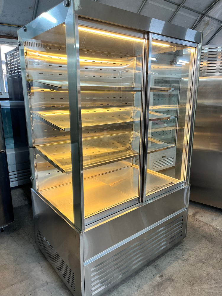 정육쇼케이스 1200 올스텐 4단 앞문형 숙성고 냉동고 냉장고 올스텐 업소용 세경냉동 이미지