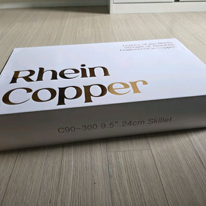 쿠자 316Ti 스텐 후라이팬 라인커퍼 스킬렛 24cm 이미지