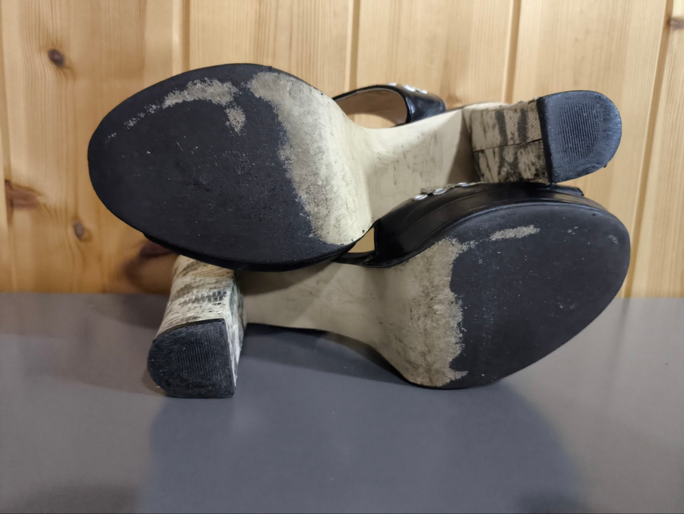 230mm 슈콤마보니 구두 힐 이미지