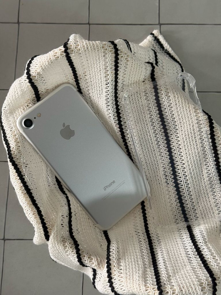 아이폰7 128GB 실버 카메라무음 배터리100% 이미지