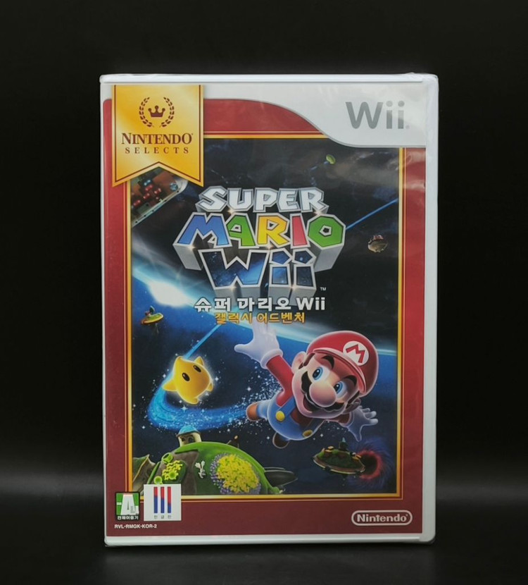 미개봉 미사용 새제품 정발 한글 닌텐도Wii 슈퍼마리오 Wii 갤럭시 어드벤쳐 이미지