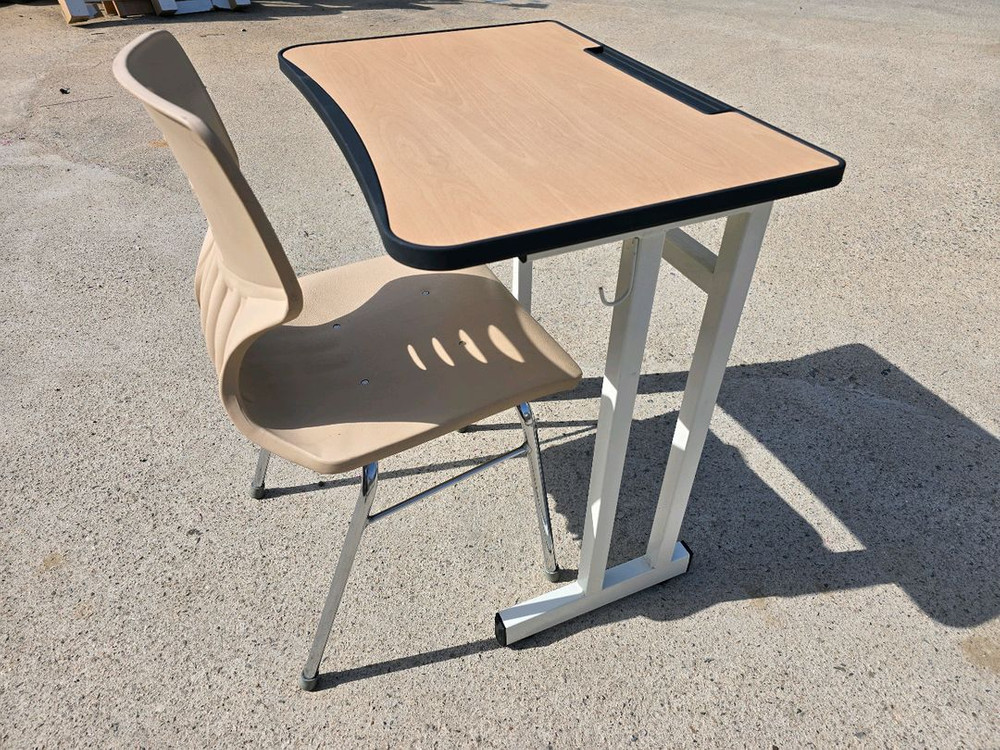 신품상판 A급 와이드책상세트 학원책상세트 학원책걸상 상판넓은 이미지