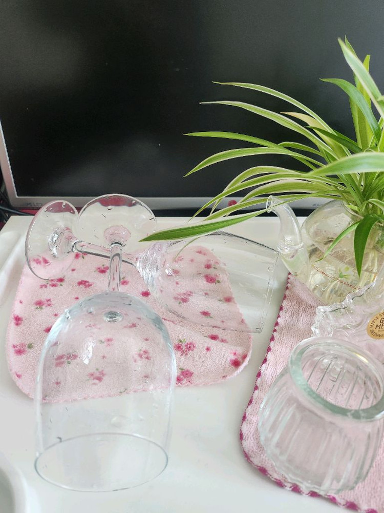 무배송)물꽂이 식물.와인잔2 등등 이미지