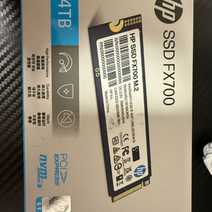 HP SSD FX700 M.2 4TB 고성능 SSD 이미지