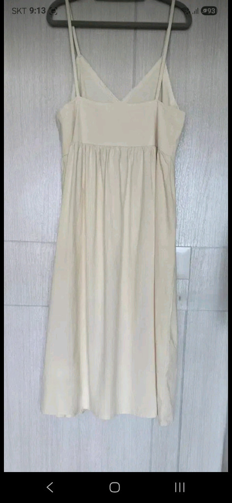 실측참고/66반~77/광목 롱 원피스 이미지