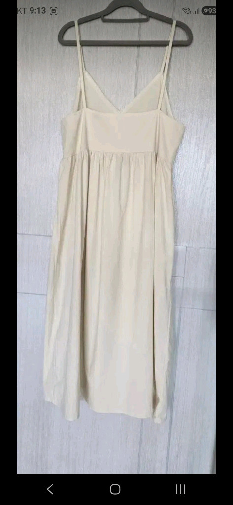 실측참고/66반~77/광목 롱 원피스 이미지