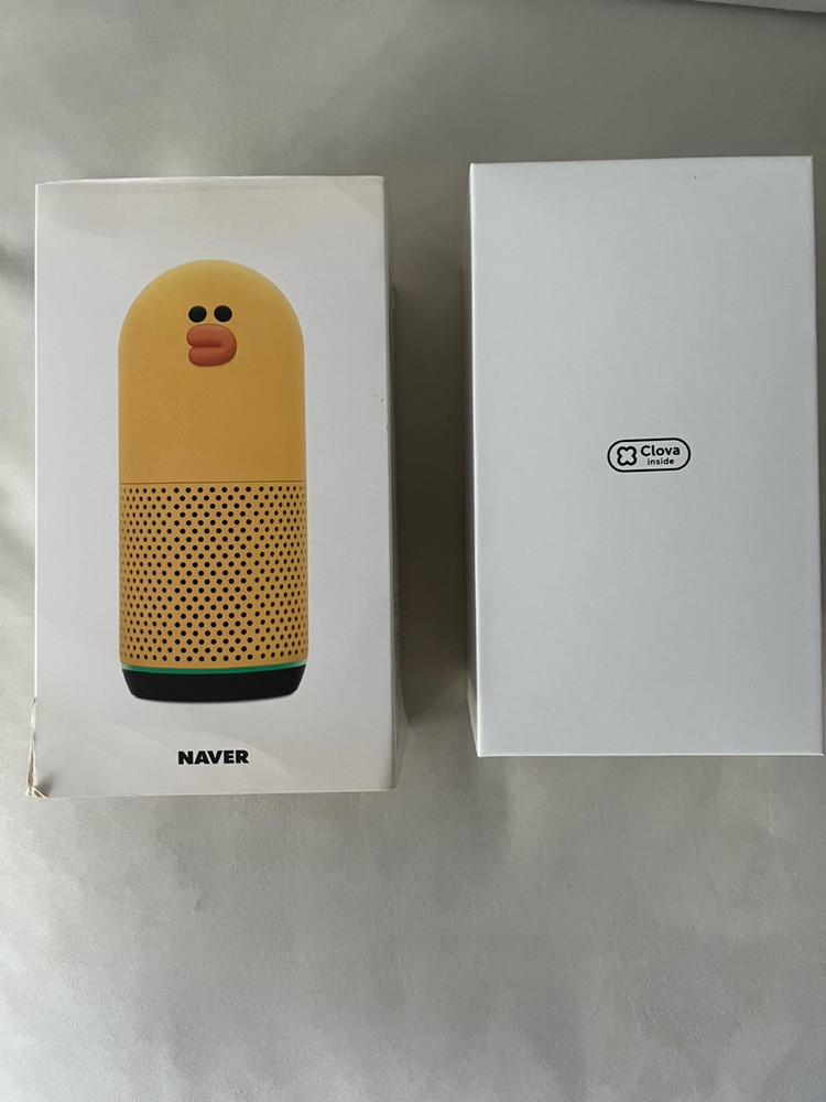 [개인]네이버클로바AI 스피커 프렌즈+ 샐리 캐릭터 박풀제품 판매합니다. 이미지