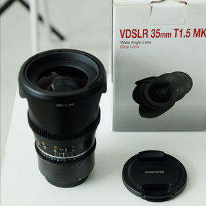삼양 vdslr 35mm t1.5 시네렌즈 이미지