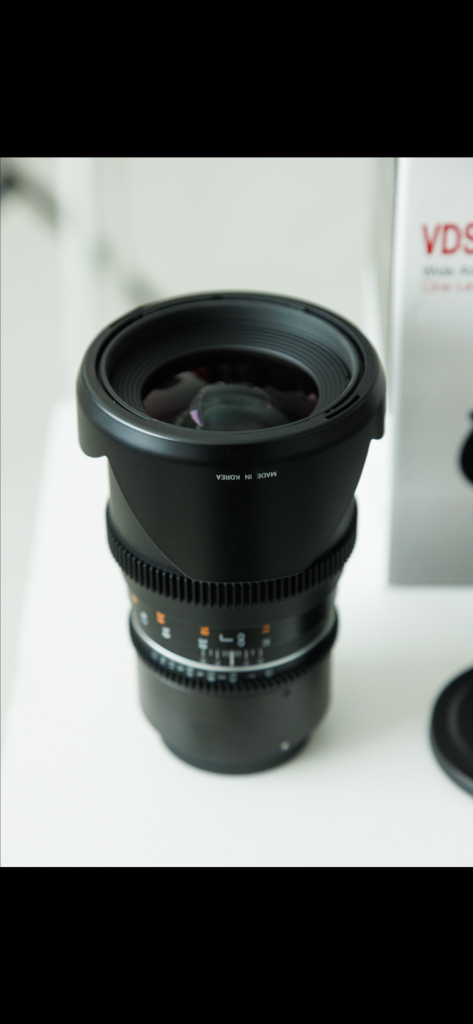 삼양 vdslr 35mm t1.5 시네렌즈 이미지