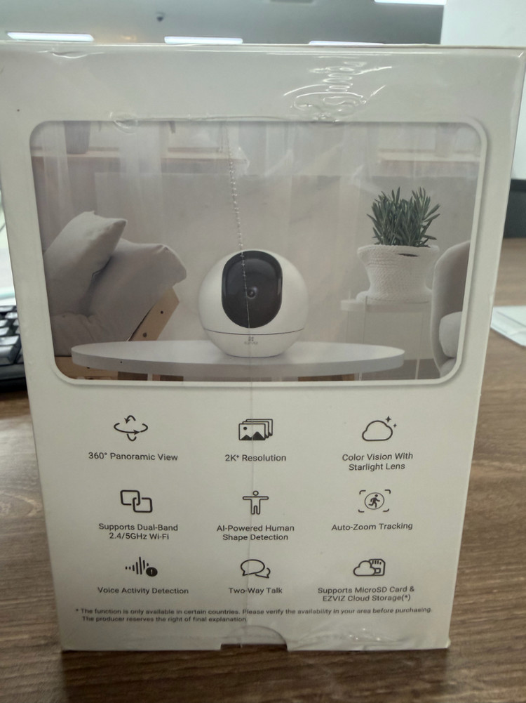 이지비즈 가정용 홈카메라 C6N 2K+ 360도 회전형 실내 홈캠 이미지