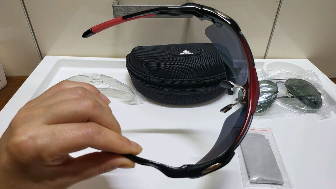 새상품) 에어워크 스포츠 선글라스 + 편광 선글라스 이미지