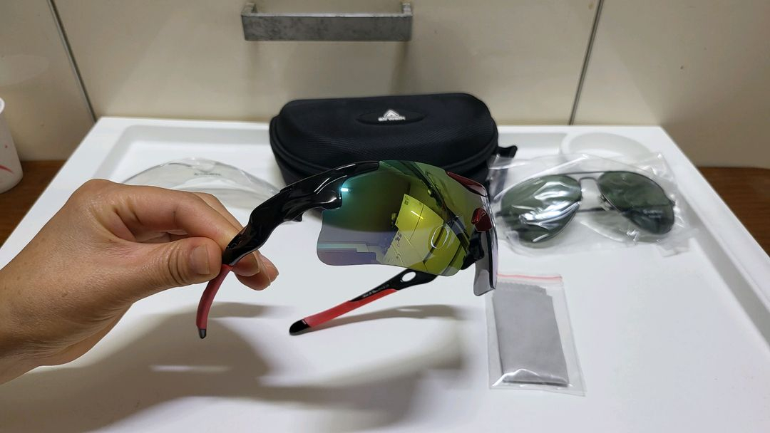 새상품) 에어워크 스포츠 선글라스 + 편광 선글라스 이미지