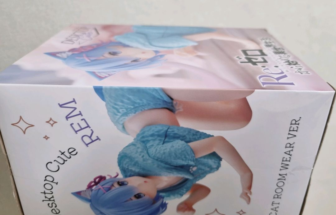 미개봉 리제로 렘 데스크탑 큐트 캣 고양이 피규어 re제로부터 이미지
