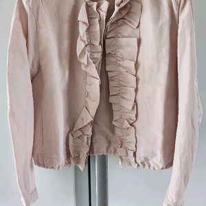 한섬 오브제 프릴 린넨자켓 44 55가능 이미지