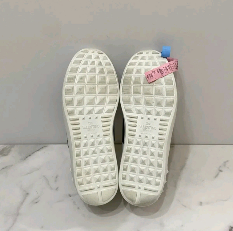 41.5 발렌티노 히든 스니커즈 신발 유광 블랙 풀박스 이미지