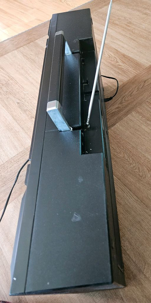 빈티지 카세트 라디오 붐박스 이미지